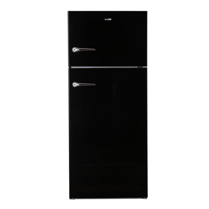 Conserv 30in RETRO Refrigerator 18cf Top Mount FACTORY INSTALLED ICE MAKER 110V Handle RRFI18B