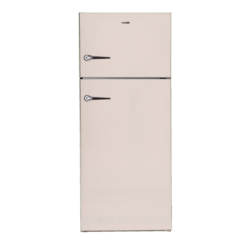 Conserv 30in RETRO Refrigerator 18cf Top Mount FACTORY INSTALLED ICE MAKER 110V Handle RRFI18C