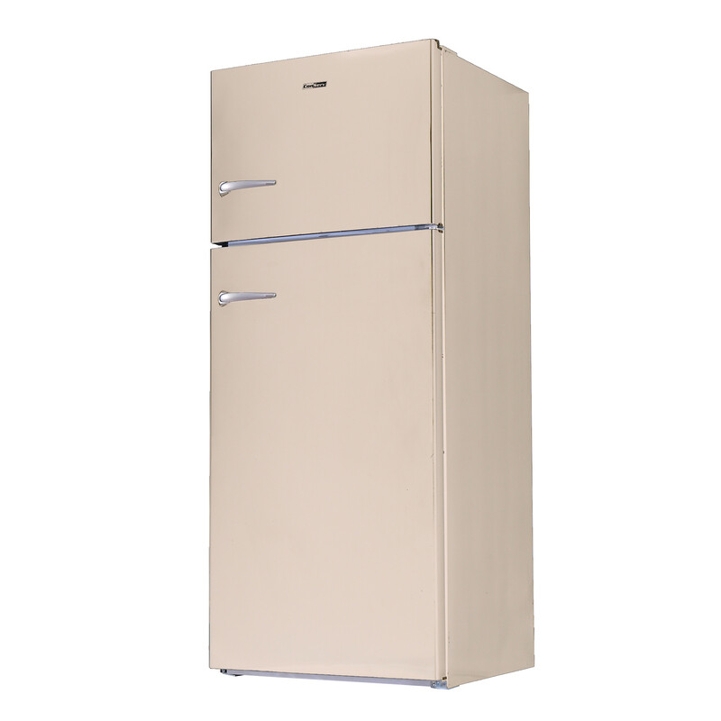 Conserv 30in RETRO Refrigerator 18cf Top Mount FACTORY INSTALLED ICE MAKER 110V Handle RRFI18C
