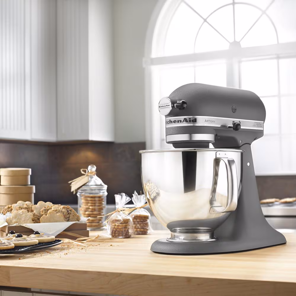 Refurbished ArtisanĀ® Series 5 Quart Tilt-Head Stand Mixer RRK150GR