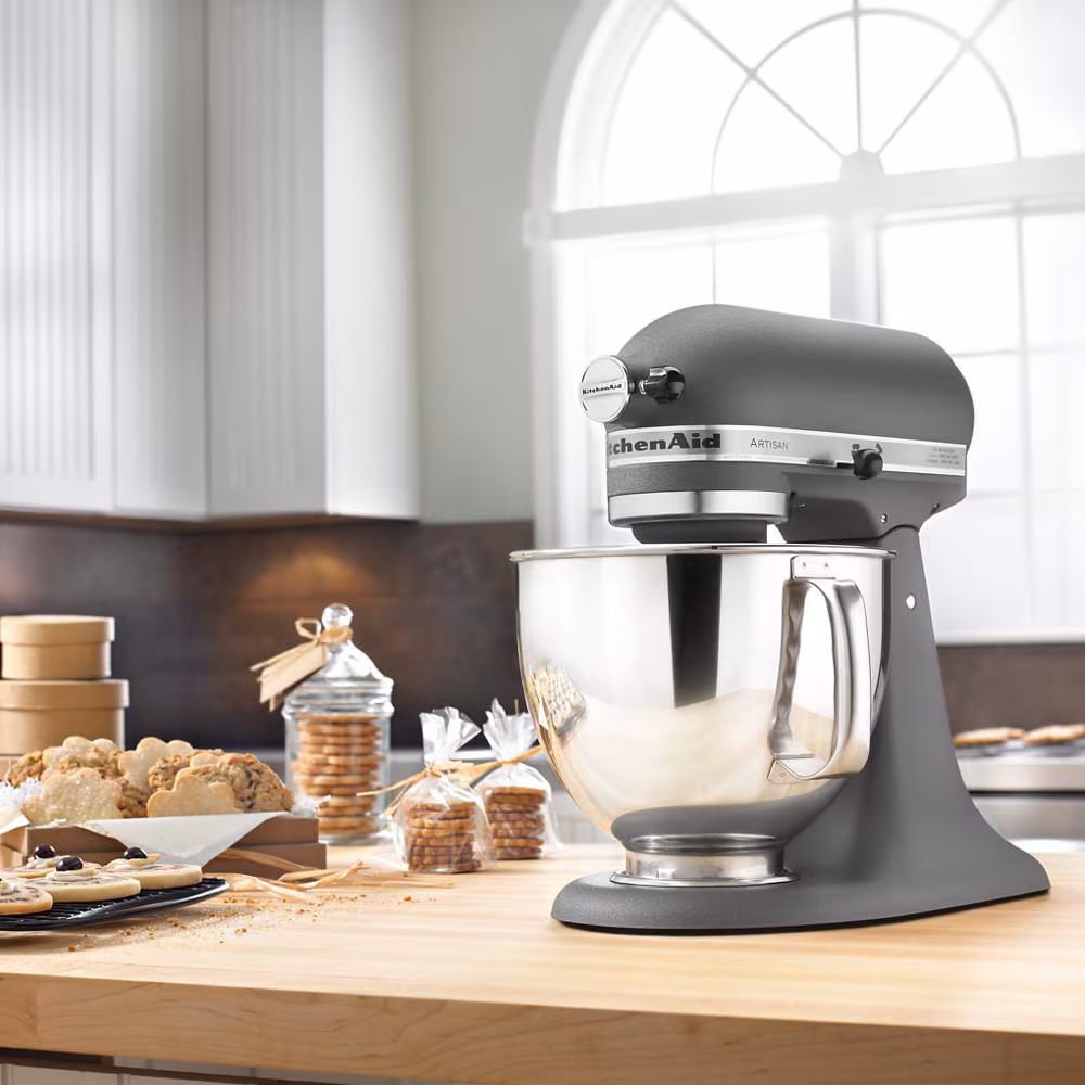 Refurbished ArtisanĀ® Series 5 Quart Tilt-Head Stand Mixer RRK150GR