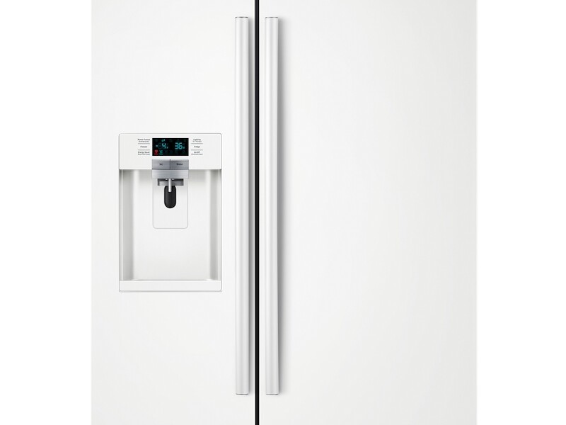 22 cu. ft. Counter Depth Side-by-Side Refrigerator in White RS22HDHPNWWAA