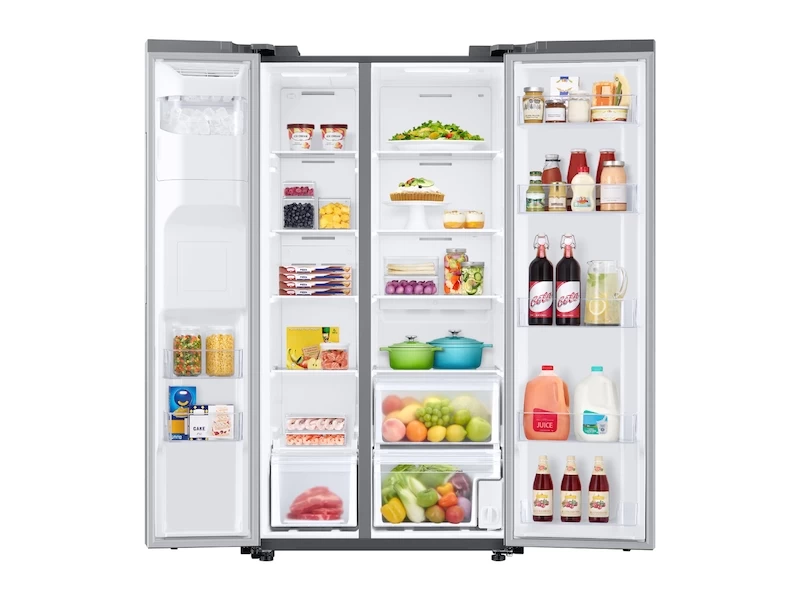 22 cu. ft. Counter Depth Side-by-Side Refrigerator in Stainless Steel RS22T5201SRAA