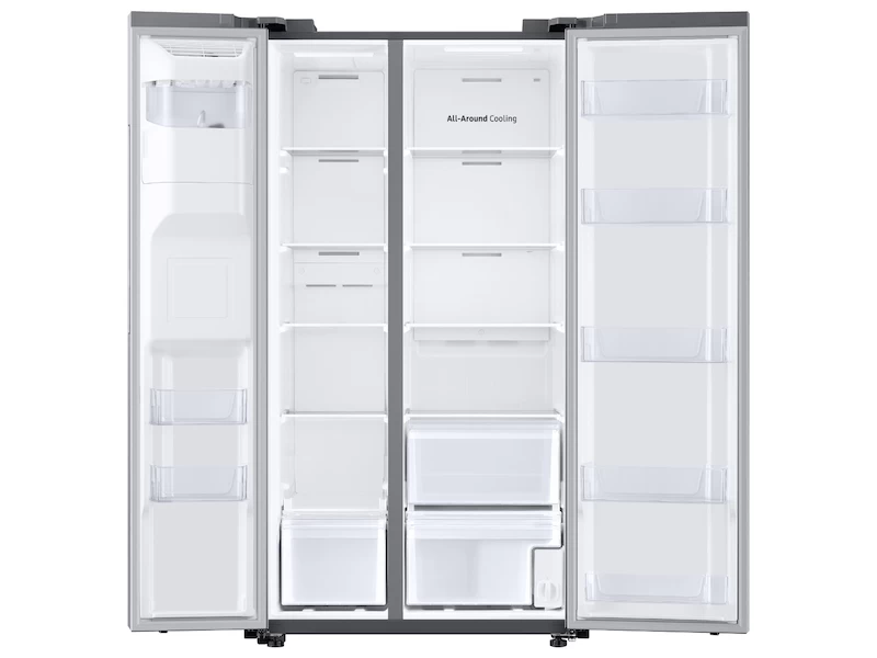 22 cu. ft. Counter Depth Side-by-Side Refrigerator in Stainless Steel RS22T5201SRAA