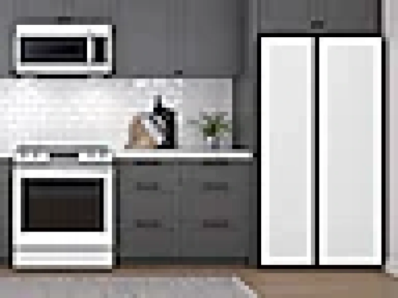 23 CF Bespoke Counter Depth Side by Side Refrigerator w/Beverage Center RS23CB760012AA