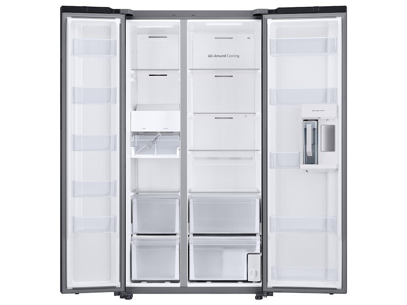 Bespoke Counter Depth Side-by-Side 23 cu. ft. Refrigerator with Beverage Center RS23CB7600QLAA