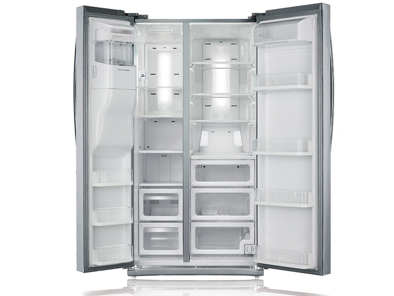 25 cu. ft. Side-by-Side Refrigerator with In-Door Ice Maker in Stainless Steel RS25H5111SG