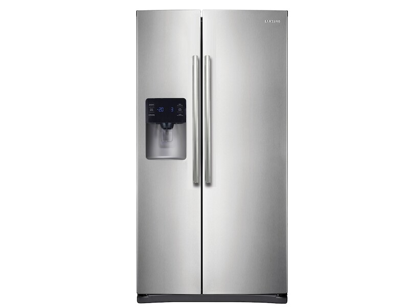 25 cu. ft. Side-by-Side Refrigerator with In-Door Ice Maker in Stainless Steel RS25H5111SG