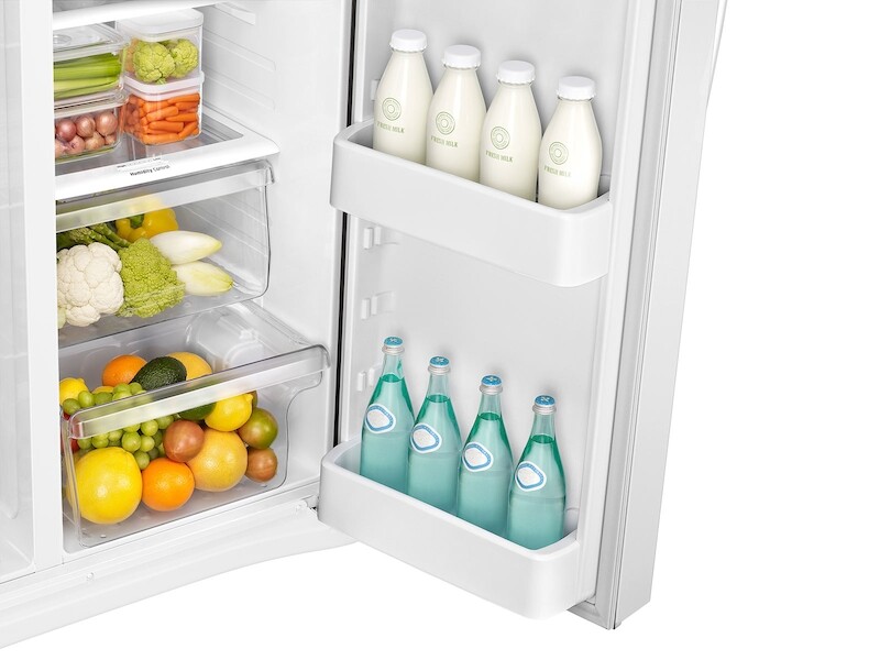 25 cu. ft. Side-by-Side Refrigerator with LED Lighting RS25J500DWW