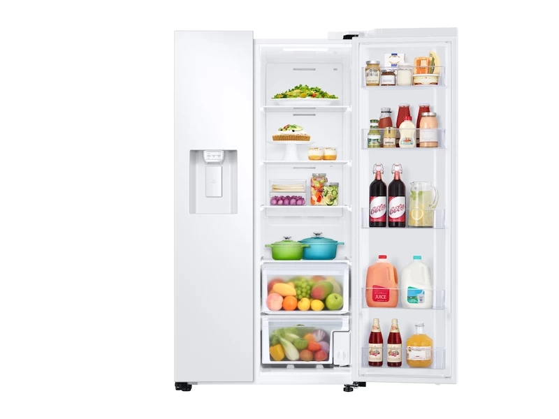 27.4 cu. ft. Large Capacity Side-by-Side Refrigerator RS27T5200WWAA