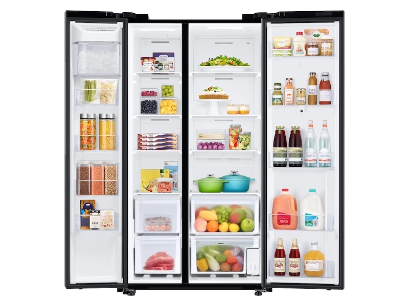 27.3 cu. ft. Smart Side-by-Side Refrigerator with Family Hub RS28A5F61SGAA