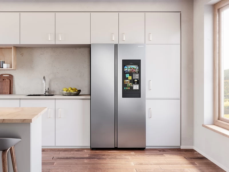 27.3 cu. ft. Smart Side-by-Side Refrigerator with Family Hub™ in Stainless Steel RS28A5F61SRAA