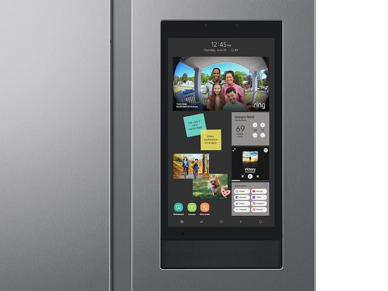 27.3 cu. ft. Smart Side-by-Side Refrigerator with Family Hub™ in Stainless Steel RS28A5F61SRAA