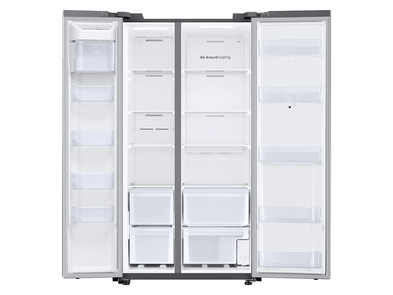 27.3 cu. ft. Smart Side-by-Side Refrigerator with Family Hub™ in Stainless Steel RS28A5F61SRAA