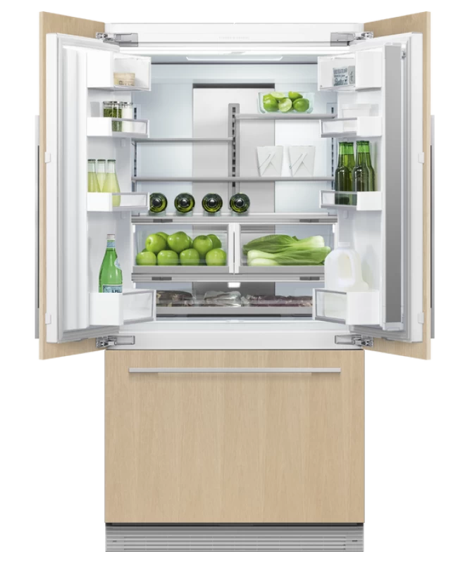 Integrated French Door Refrigerator Freezer, 36", Ice view 2