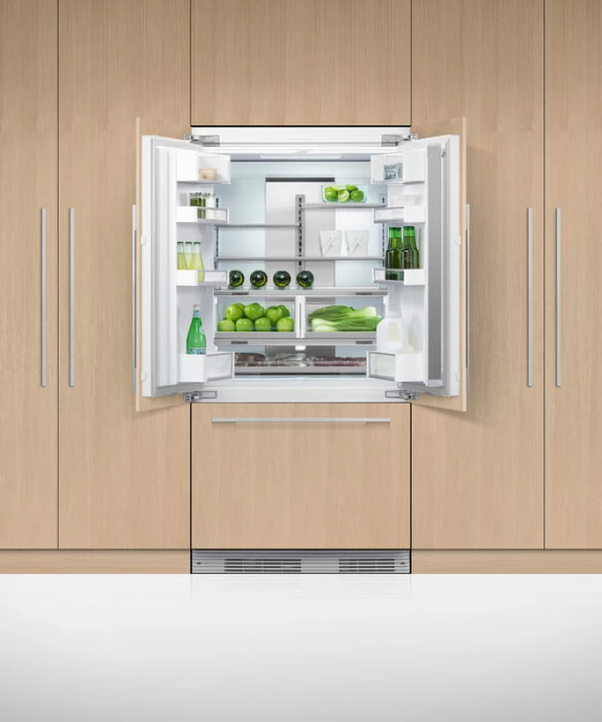 Integrated French Door Refrigerator Freezer, 36", Ice view 4