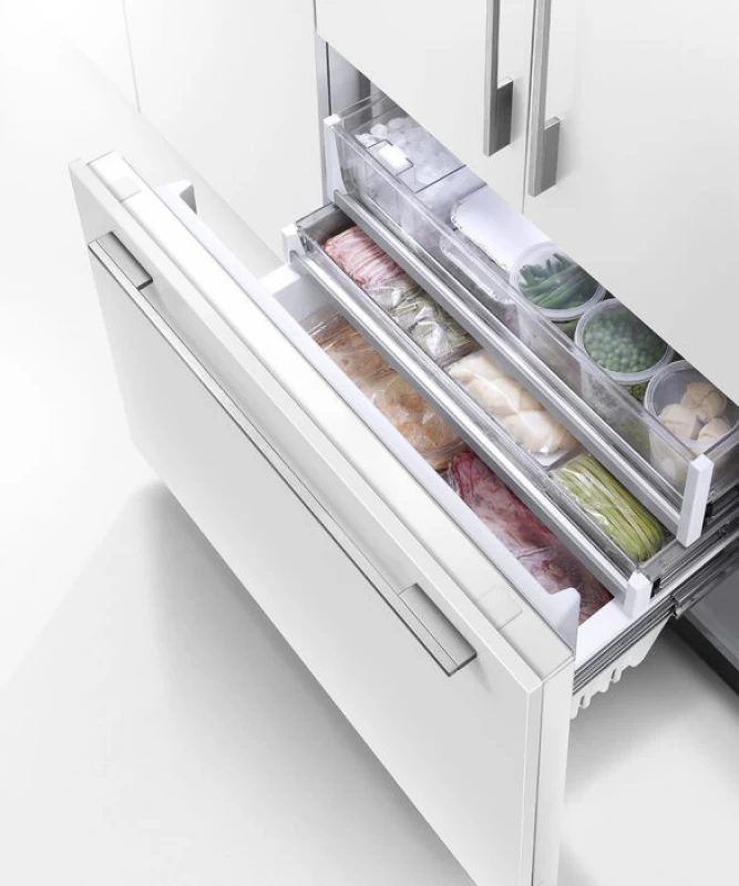Integrated French Door Refrigerator Freezer, 36", Ice view 10