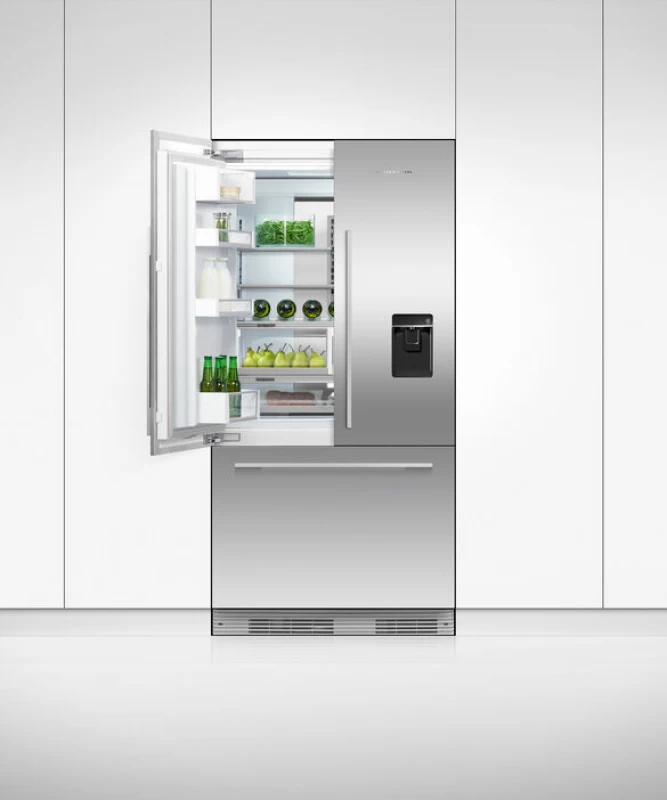 Integrated French Door Refrigerator Freezer, 36", Ice & Water view 5