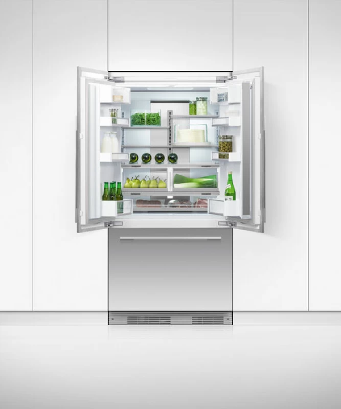 Integrated French Door Refrigerator Freezer, 36", Ice & Water view 6