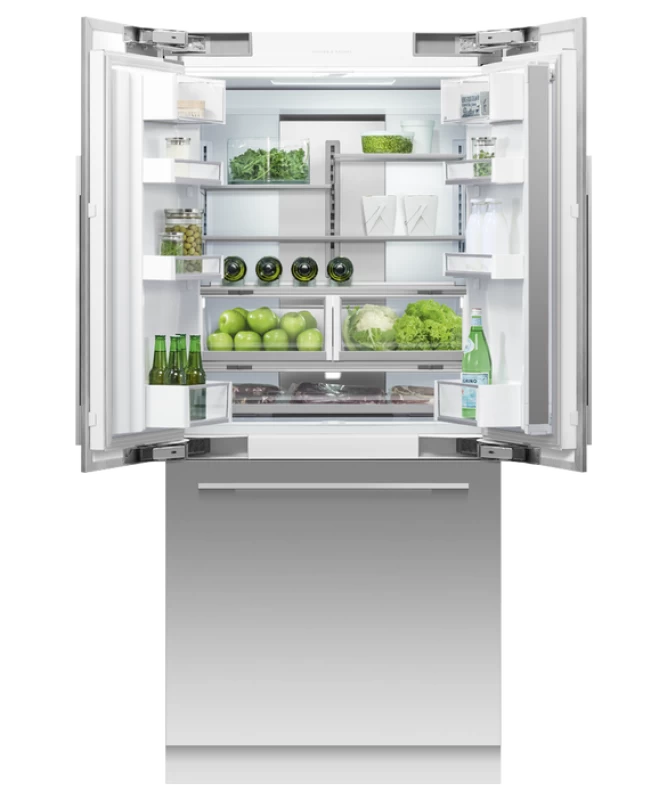 Integrated French Door Refrigerator Freezer, 36", Ice view 4