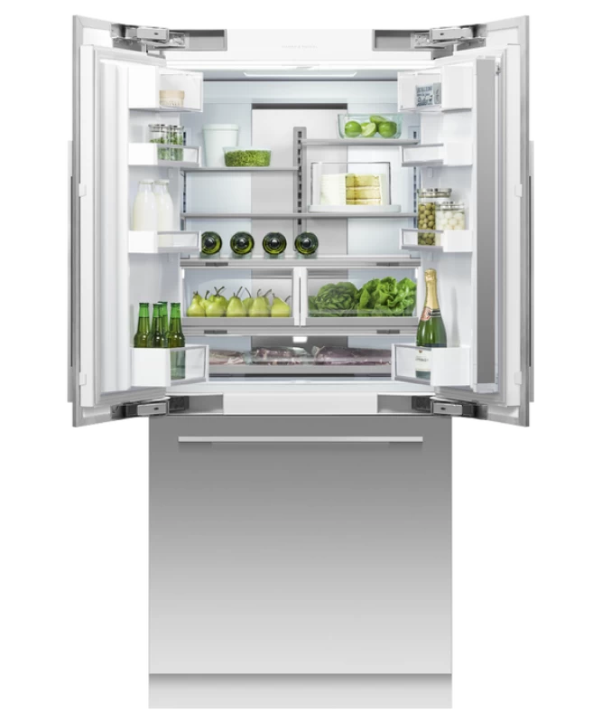 36" Series 7 Integrated French Door Refrigerator Freezer, Ice & Water RS36A80U1N