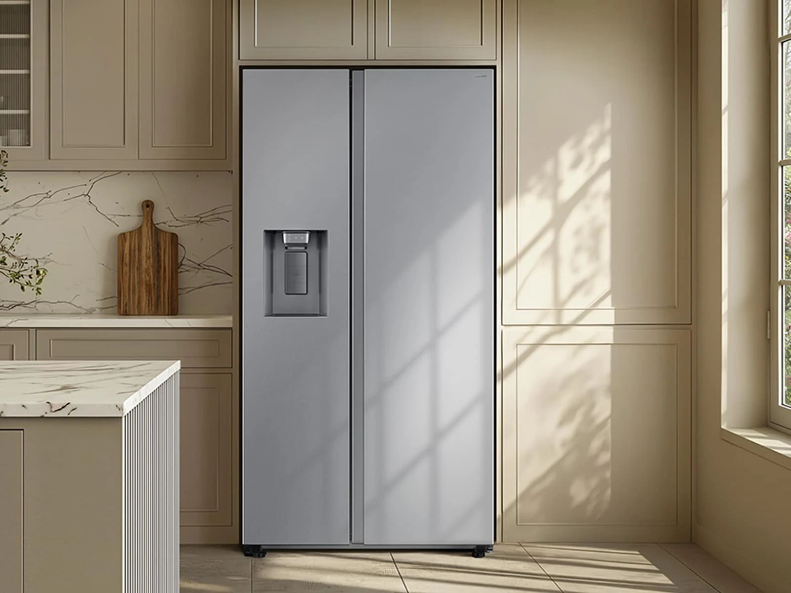 Bespoke AI Side-by-Side Sphere Ice™ | External Water & Ice Dispenser 27 cu.ft. RS70H27SDRAA