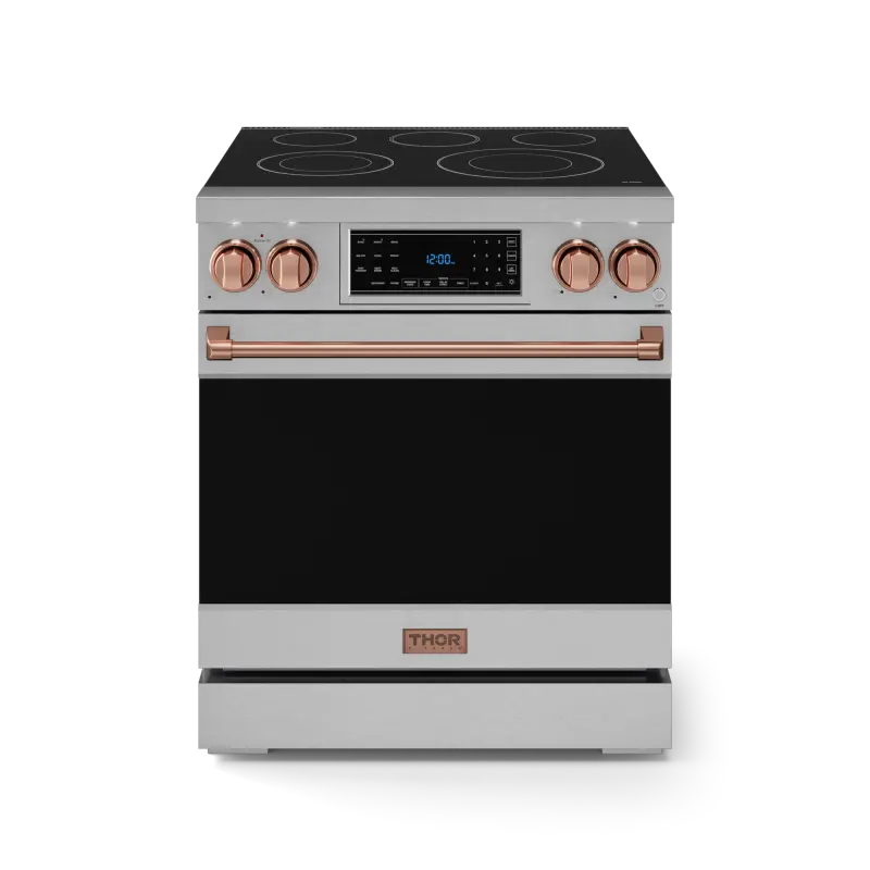 30 Inch Professional Electric Range With Tilt Panel Touch Control In Stainless Steel/rose Gold Gordon Ramsay Series RSE30RSG