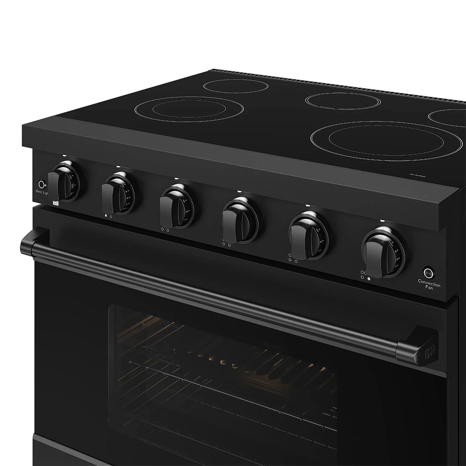 36 Inch Professional Electric Range In Black Gordon Ramsay Series RSE36PB