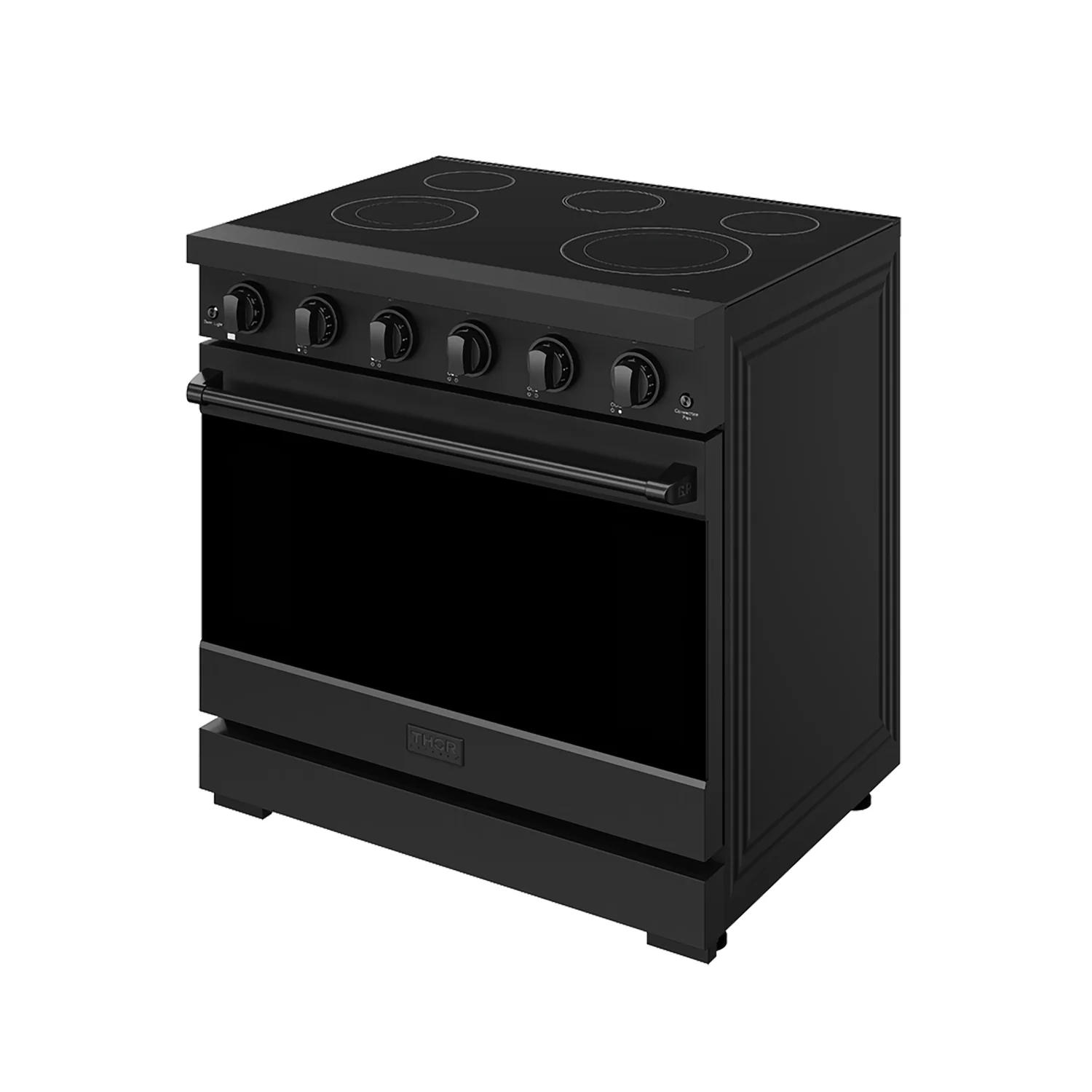 36 Inch Professional Electric Range In Black Gordon Ramsay Series RSE36PB