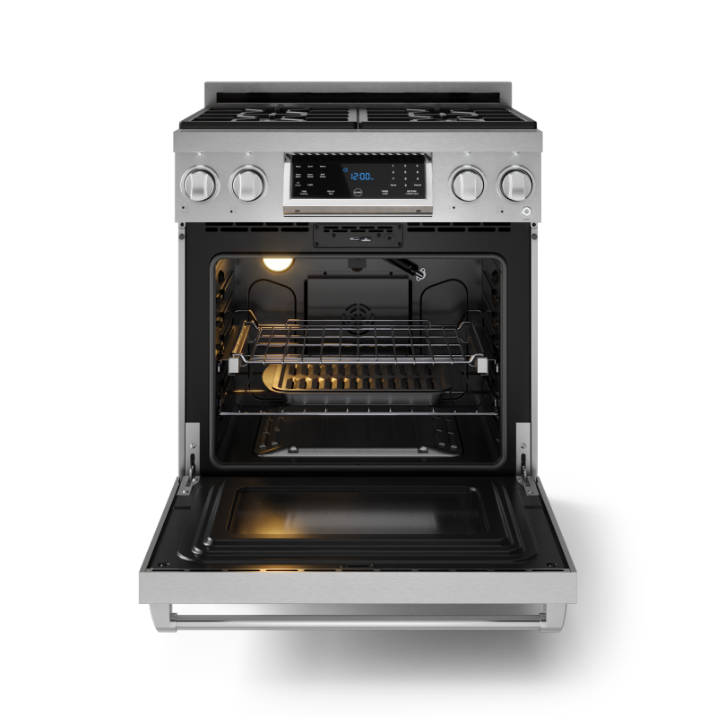 30 Inch Professional Gas Range With Tilt Panel Touch Control In Stainless Steel Gordon Ramsay Series view 2