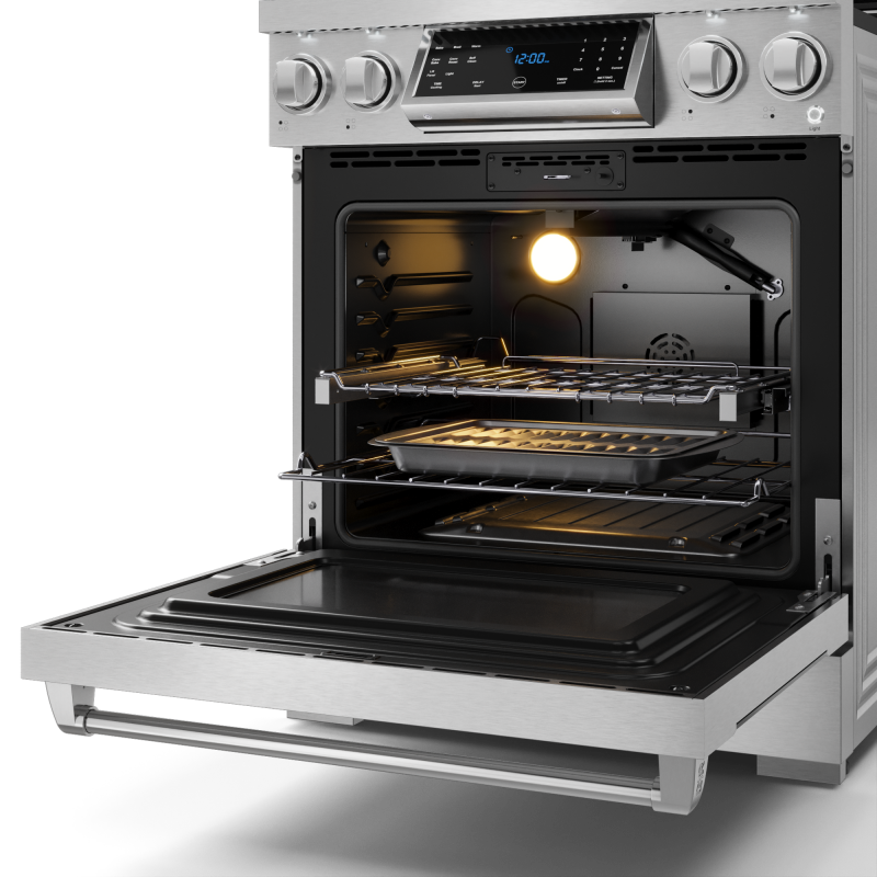 30 Inch Professional Gas Range With Tilt Panel Touch Control In Stainless Steel Gordon Ramsay Series view 5