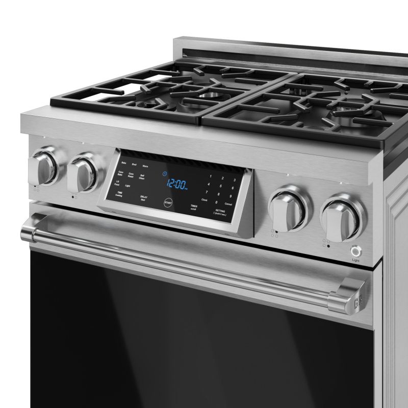 30 Inch Professional Gas Range With Tilt Panel Touch Control In Stainless Steel Gordon Ramsay Series view 6