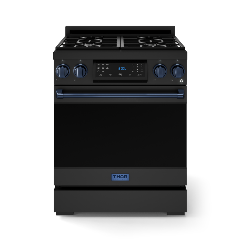 30 Inch Professional Lp Range With Tilt Panel Touch Control In Stainless Steel/blue Gordon Ramsay Series RSG30LPBLU