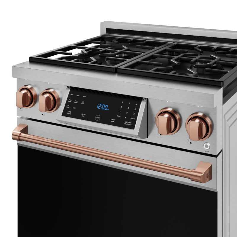 30 Inch Professional Lp Range With Tilt Panel Touch Control In Stainless Steel/rose Gold Gordon Ramsay Series RSG30LPRSG