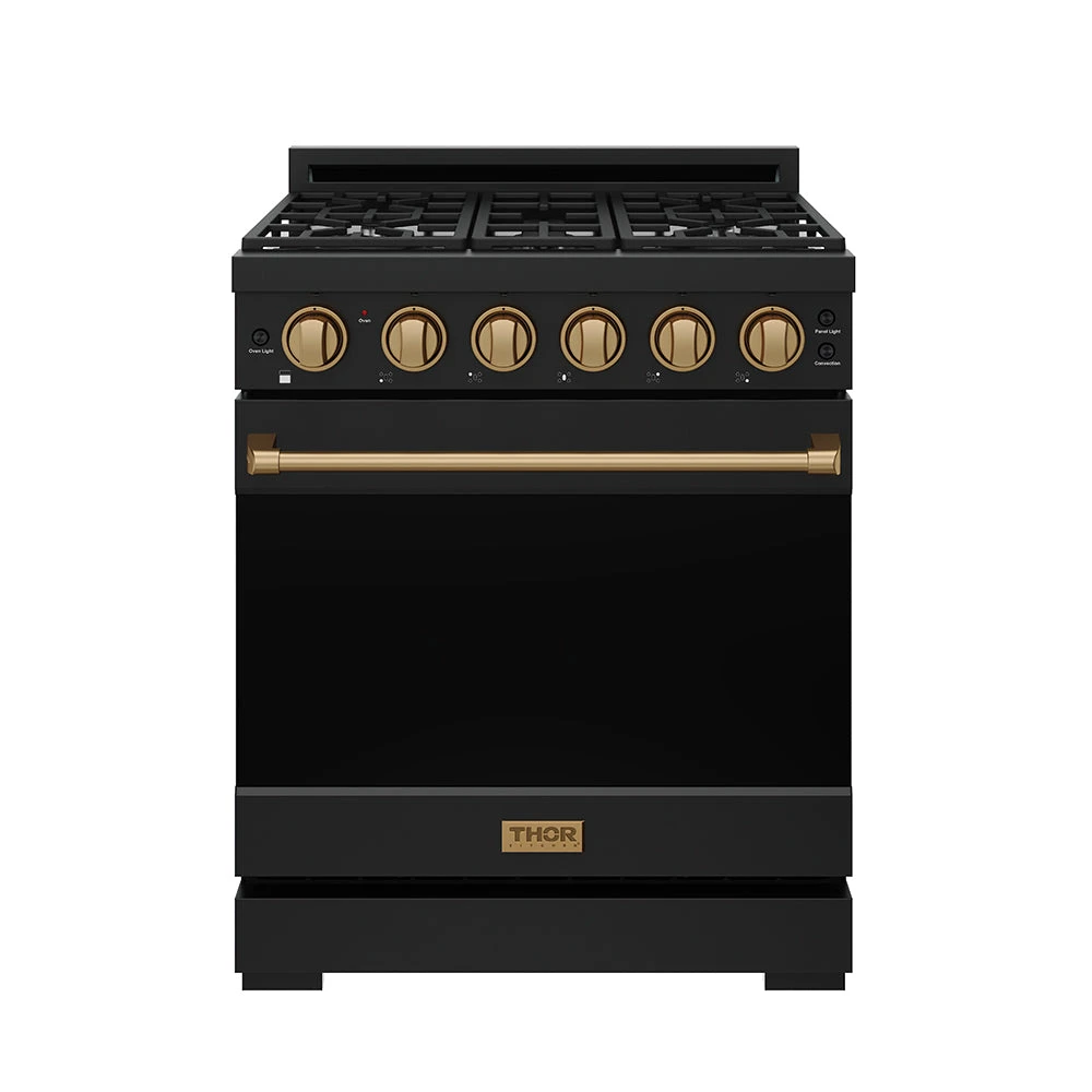 30 Inch Professional Gas Range with Precision Knob, Gordon Ramsay Series RSG30PBBRZ