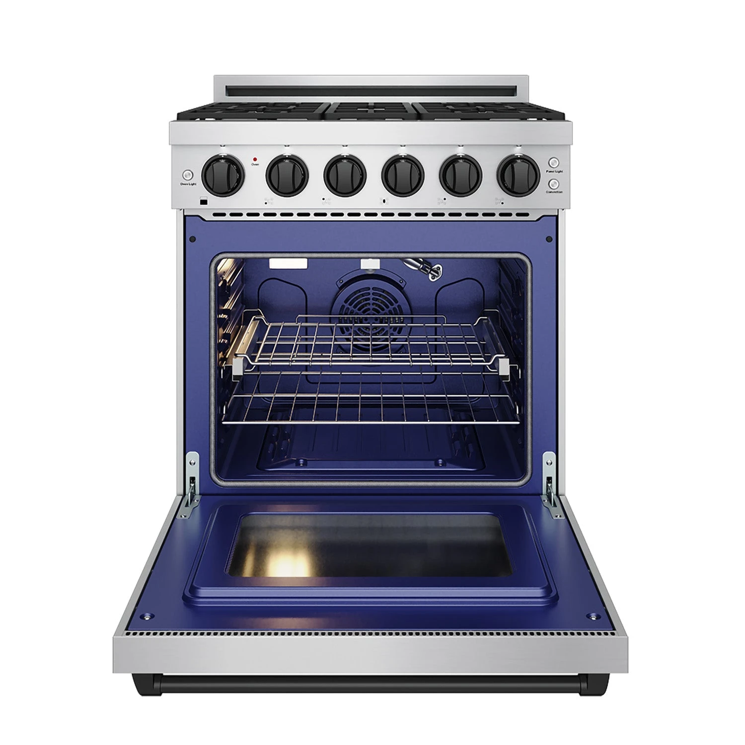 30 Inch Professional Gas Range with Precision Knob, Gordon Ramsay Series RSG30PBLK