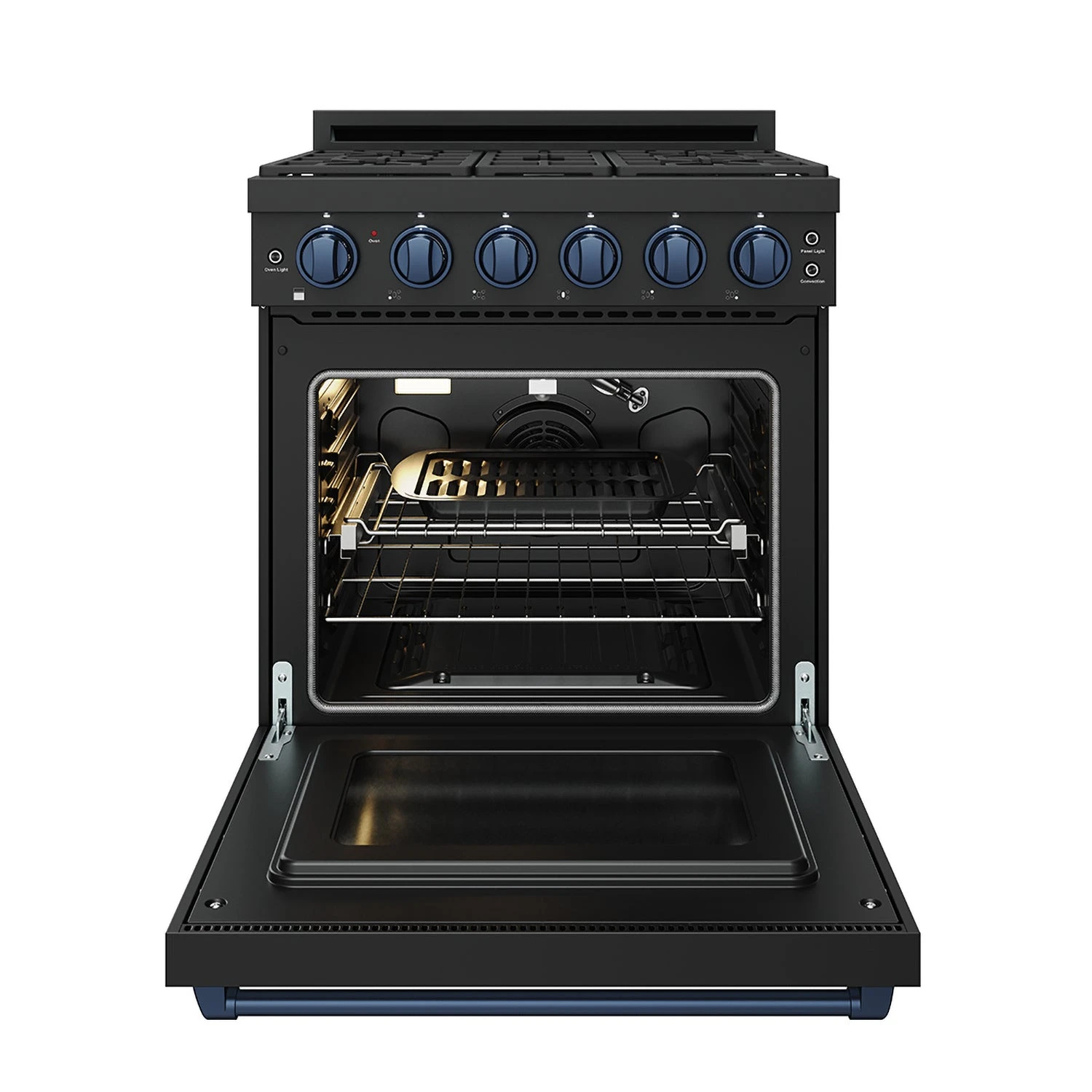 30 Inch Professional Liquid Propane With Precision Knob Control In Black/blue RSG30PBLPBLU, product image 3 of 9