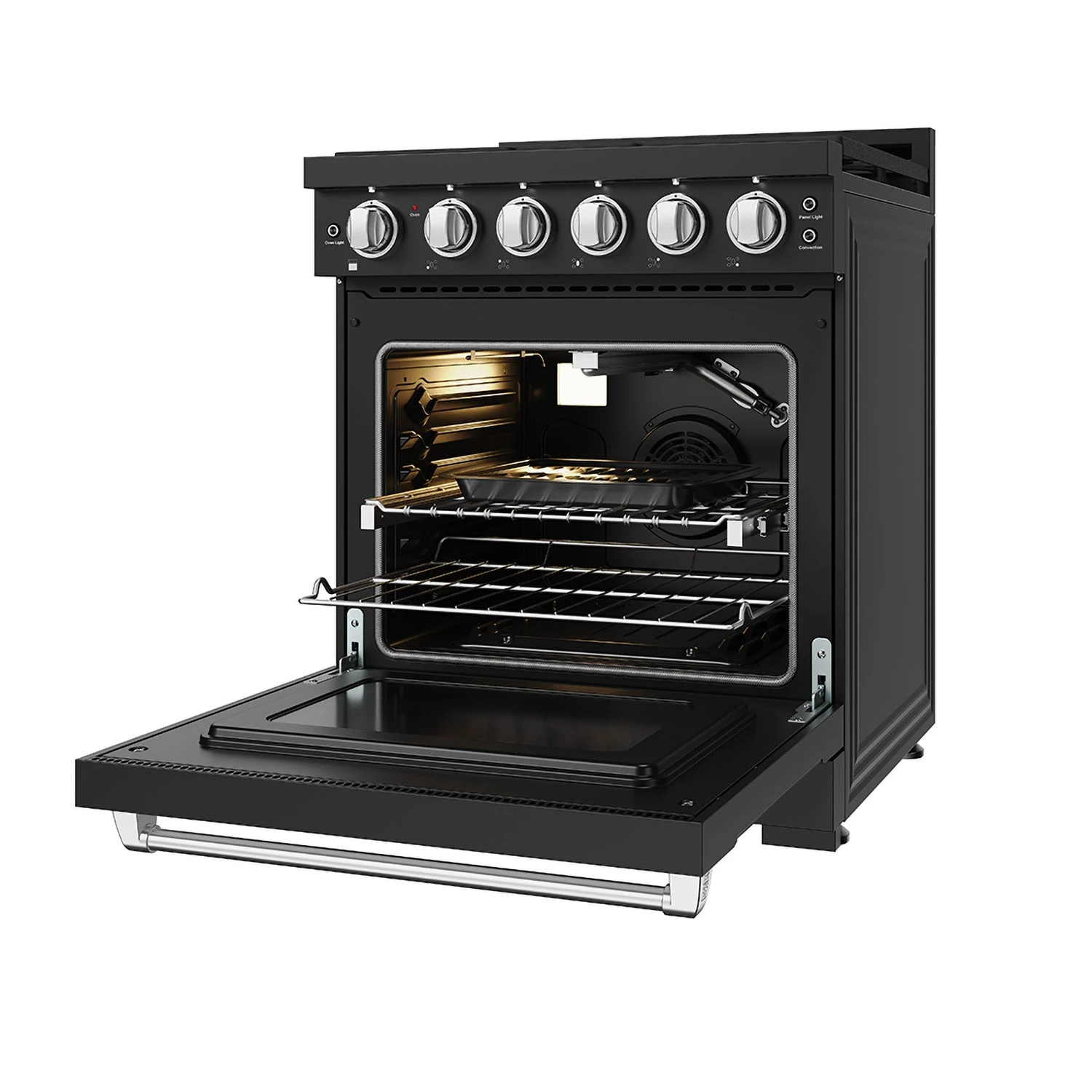 30 Inch Professional Liquid Propane Range with Precision Knob, Gordon Ramsay Series RSG30PBLPSS