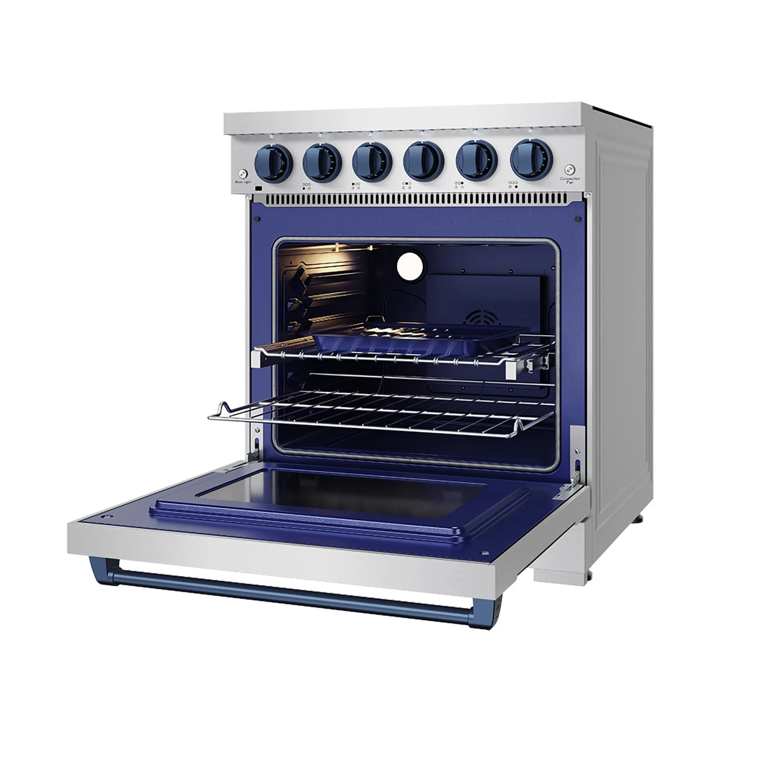 30 Inch Professional Gas Range with Precision Knob, Gordon Ramsay Series RSG30PBLU