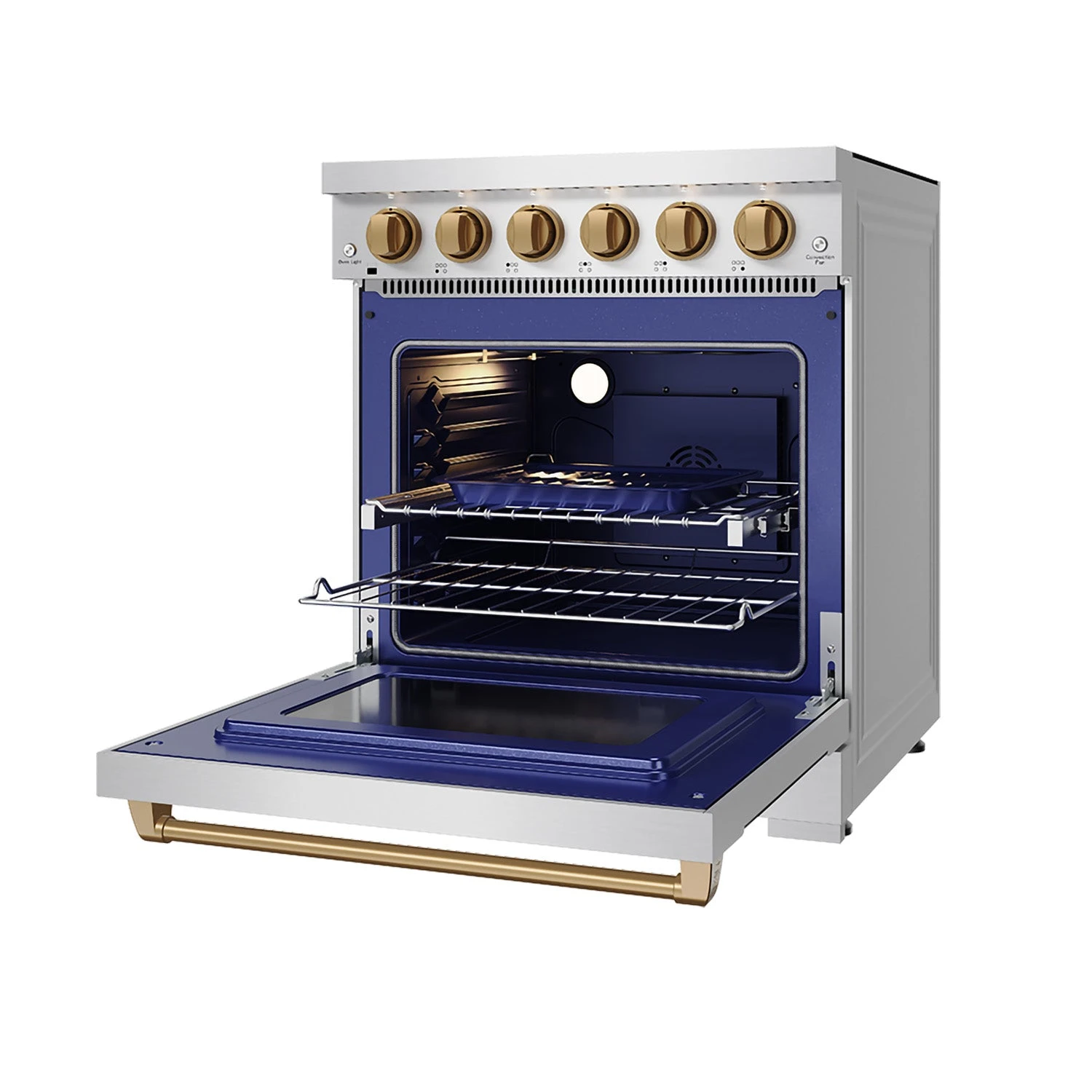 30 Inch Professional Gas Range with Precision Knob, Gordon Ramsay Series RSG30PBRZ