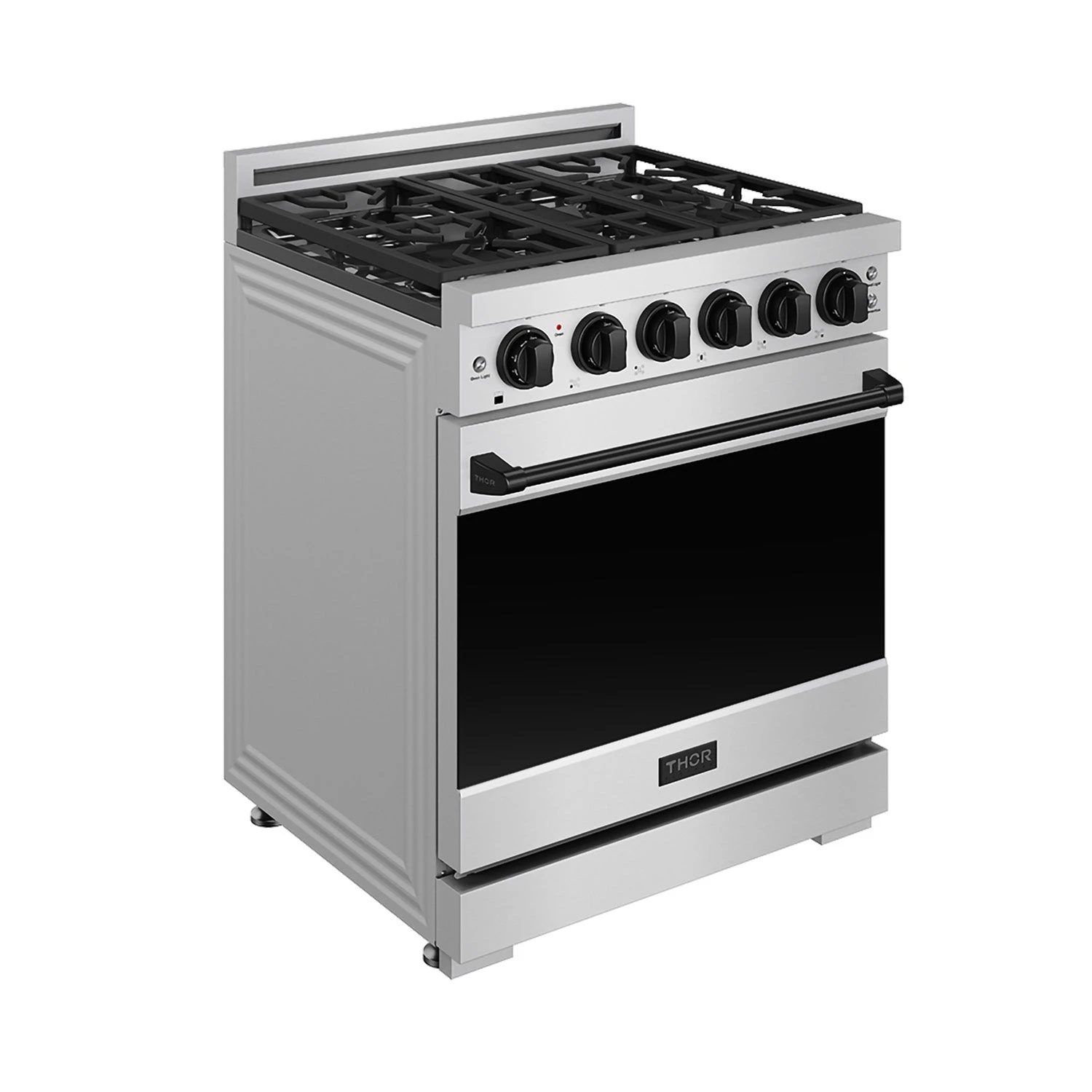 30 Inch Professional Liquid Propane Range with Precision Knob, Gordon Ramsay Series RSG30PLPBLK