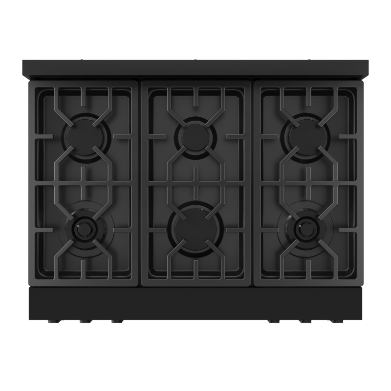 36 Inch Professional Lp Range With Tilt Panel Touch Control In Black Gordon Ramsay Series RSG36BLP