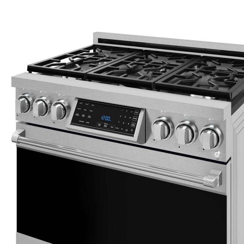 36 Inch Professional Electric Range With Tilt Panel Touch Control In Black Gordon Ramsay Series Rse36b view 6