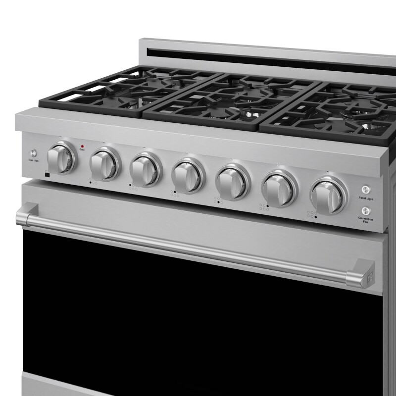 36 Inch Professional Gas Range With Precision Knob Control In Stainless Steel Gordon Ramsay Series RSG36P