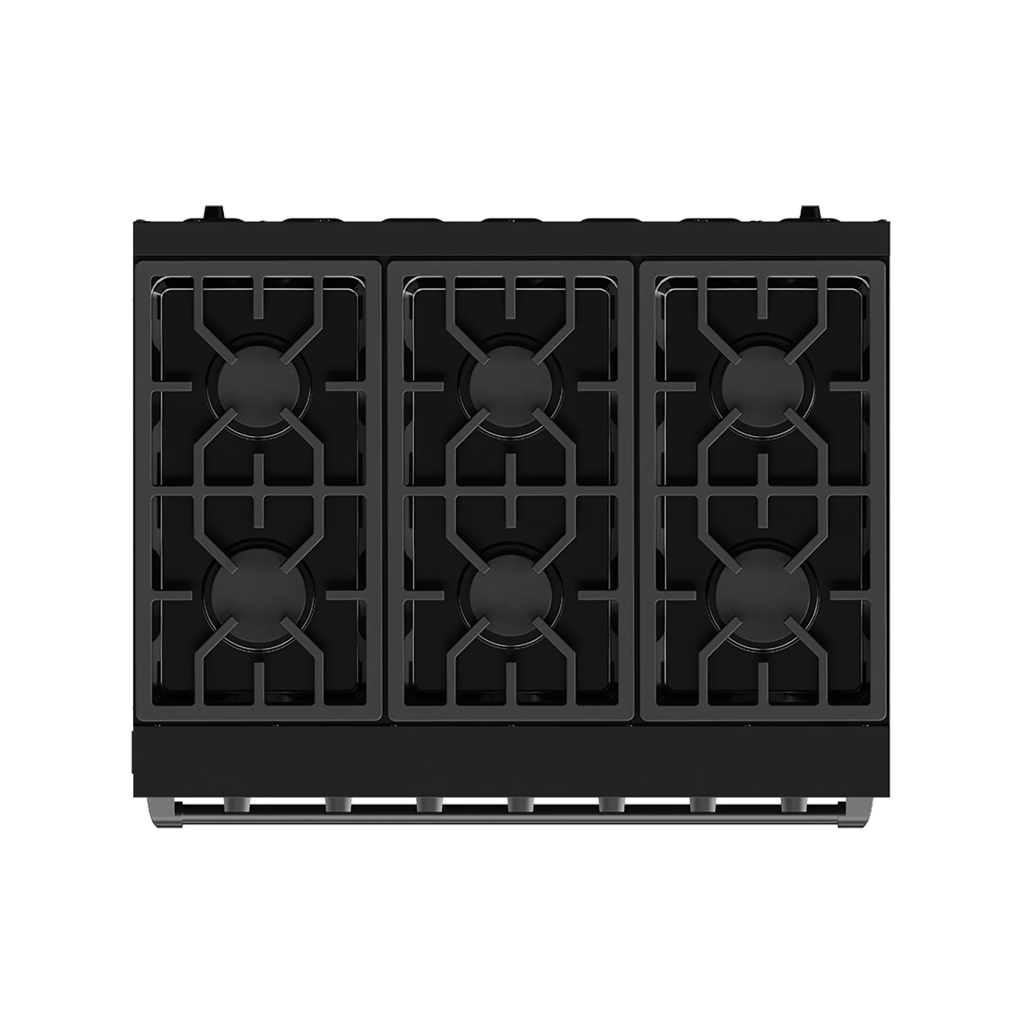 36 Inch Professional Liquid Propane Range With Precision Knob Control In Black Gordon Ramsay Series RSG36PBLP