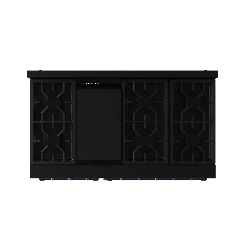 48 Inch Professional Gas Range With Pro-style Knobs In Black/blue Gordon Ramsay Series RSG48EBBLU