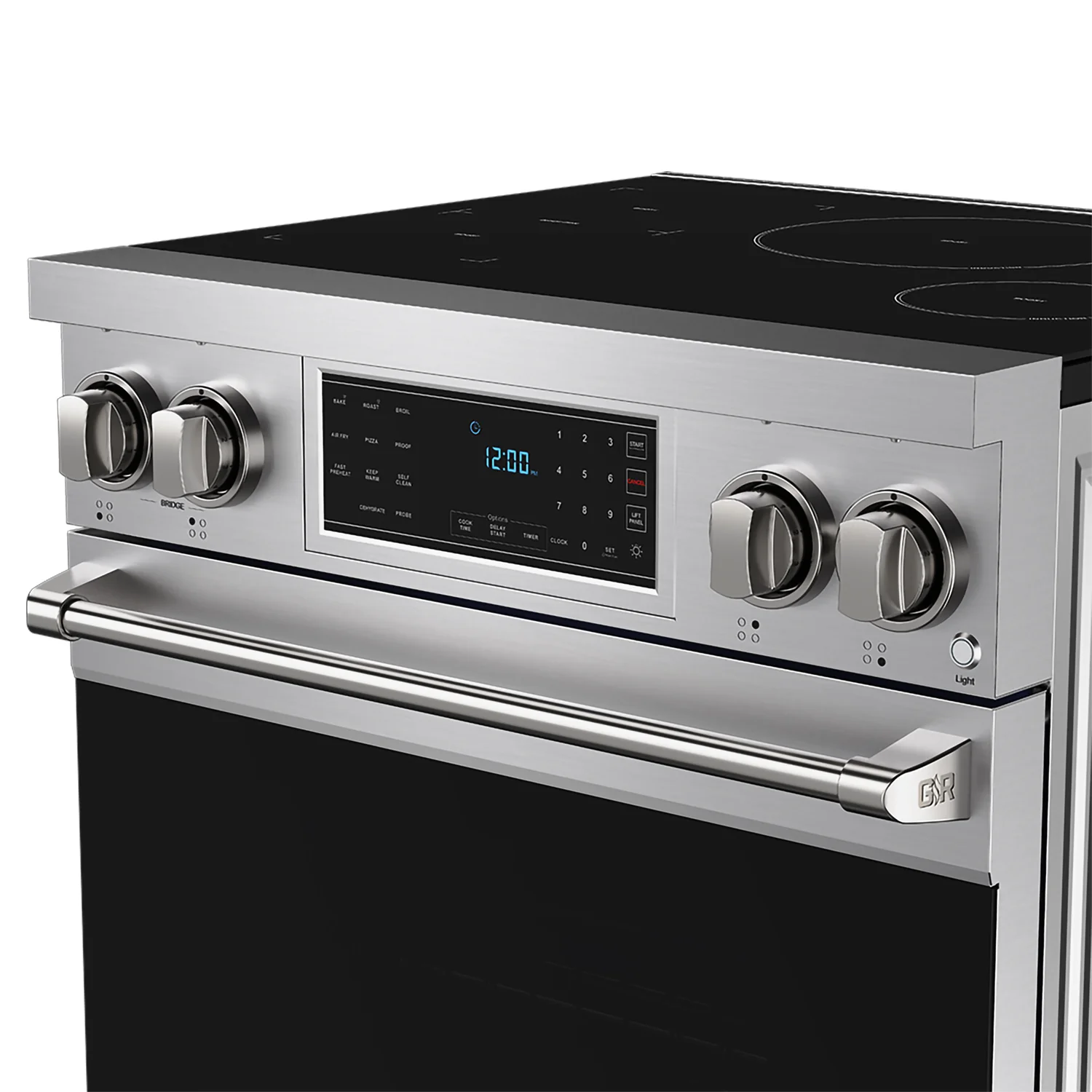30 Inch Professional Induction Range With Tilt Panel Touch Control In Stainless Steel Gordon Ramsay Series RSI30