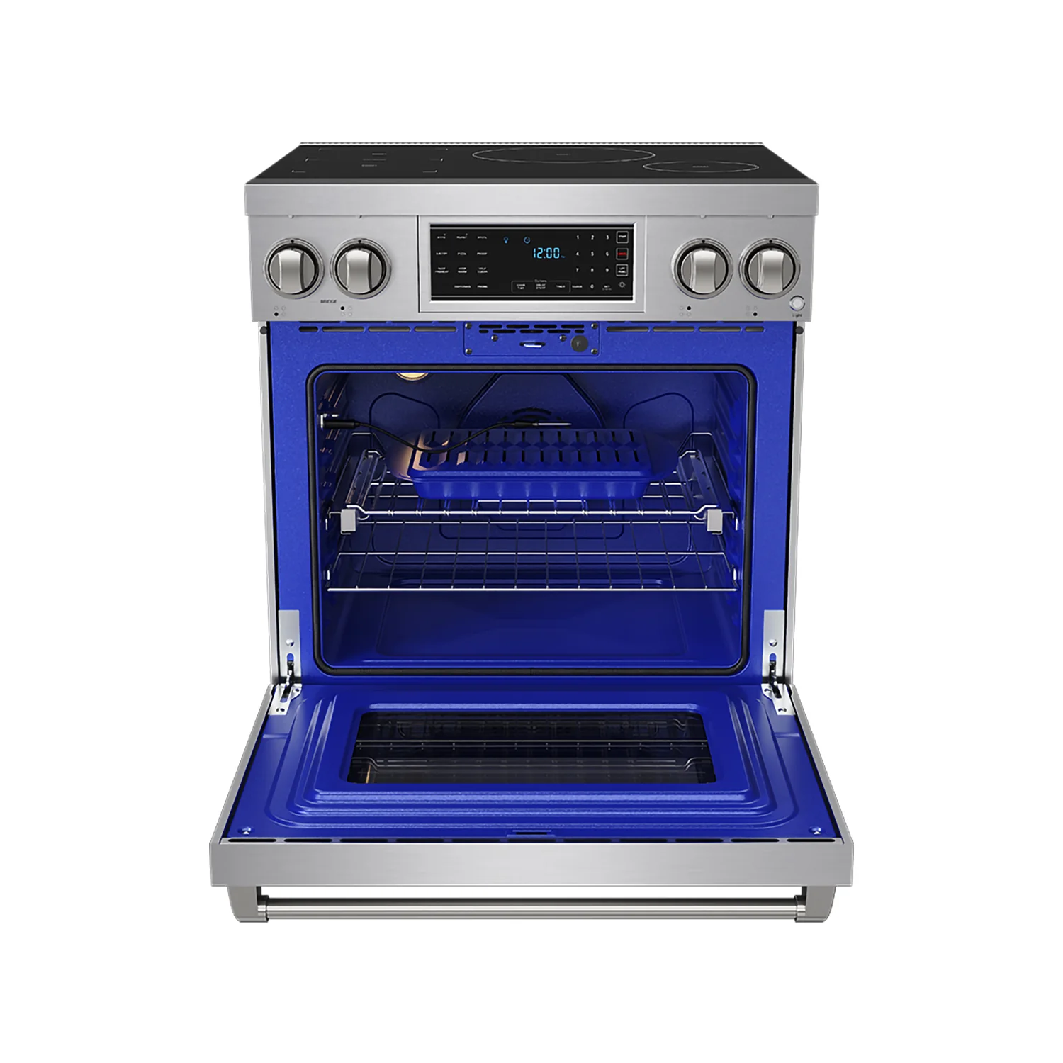30 Inch Professional Induction Range With Tilt Panel Touch Control In Stainless Steel Gordon Ramsay Series RSI30