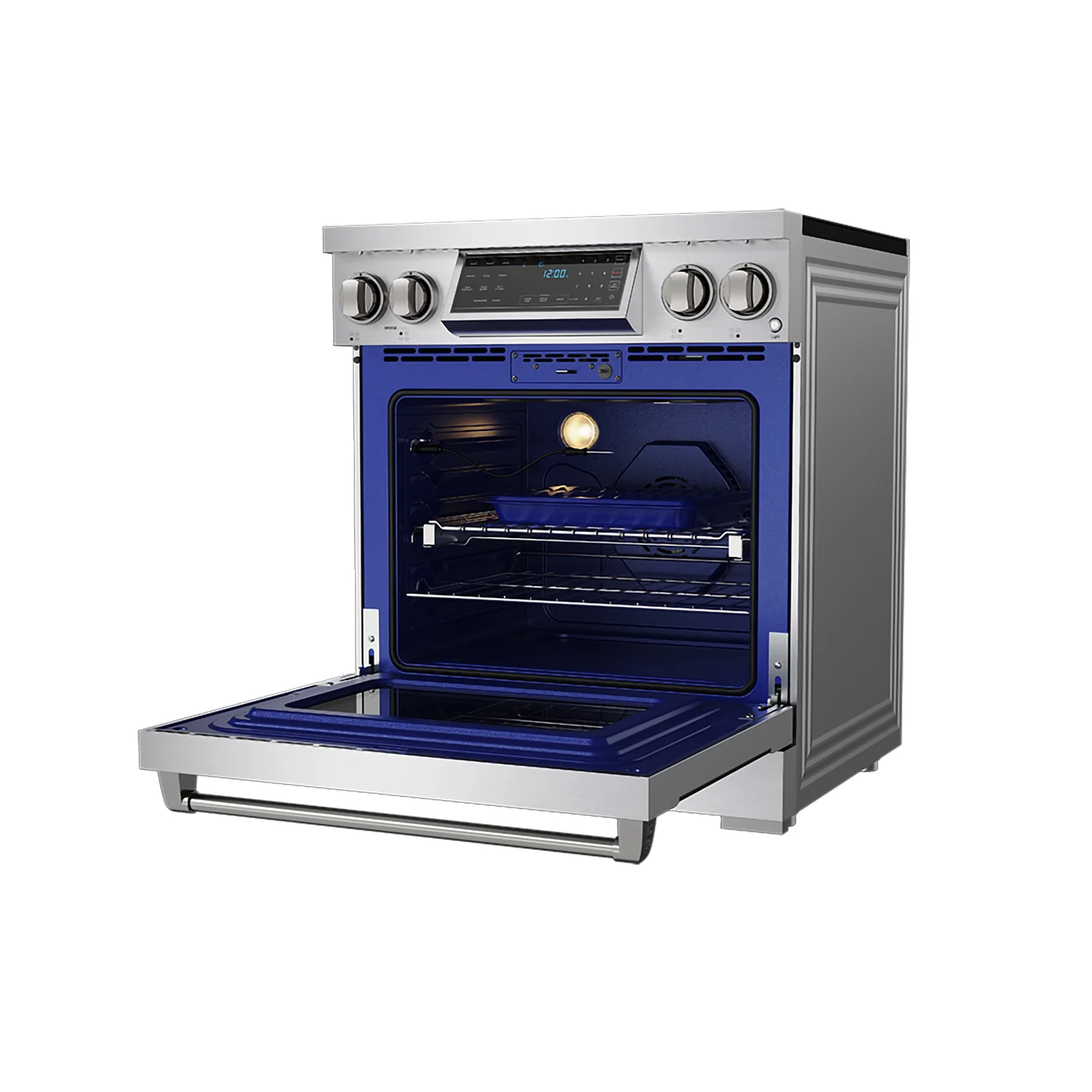 30 Inch Professional Induction Range With Tilt Panel Touch Control In Stainless Steel Gordon Ramsay Series RSI30