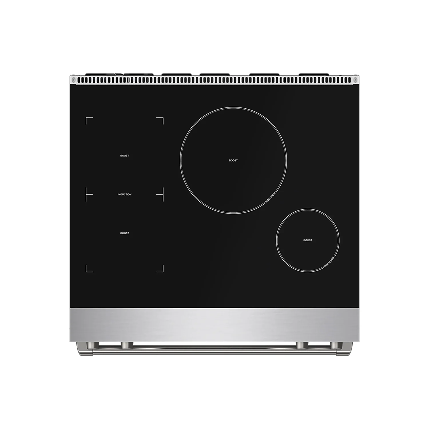 30 Inch Professional Induction Range With Tilt Panel Touch Control In Stainless Steel Gordon Ramsay Series RSI30